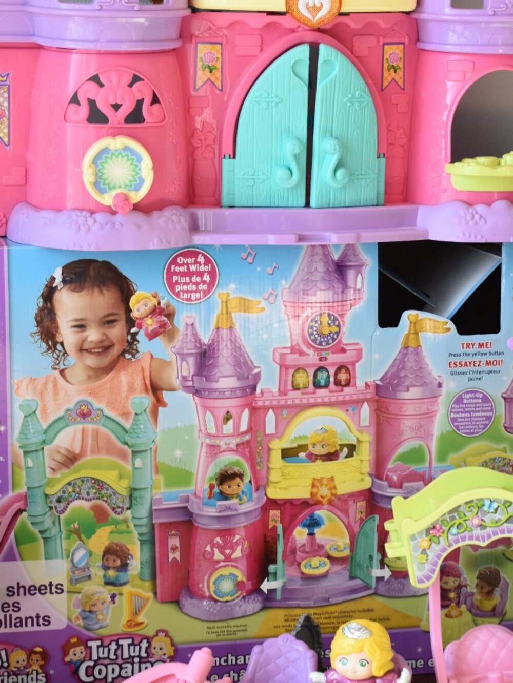 Vtech Go Go Smart Friends Enchanted Princess Castle Doors Opens Manually w/ Box - Picture 14 of 14